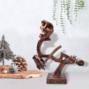 violin sculpture, music sculpture, musical ornament, quirky boutique, quirky living room accessories, quirky ornaments, quirky home accessories, quirky homeware